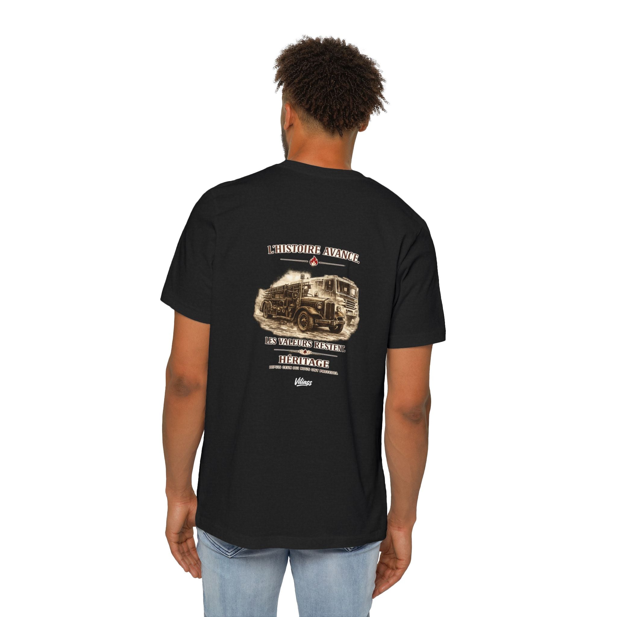 T-shirt  — "L'histoire Avance, Les Valeurs Restent" - VILIASS