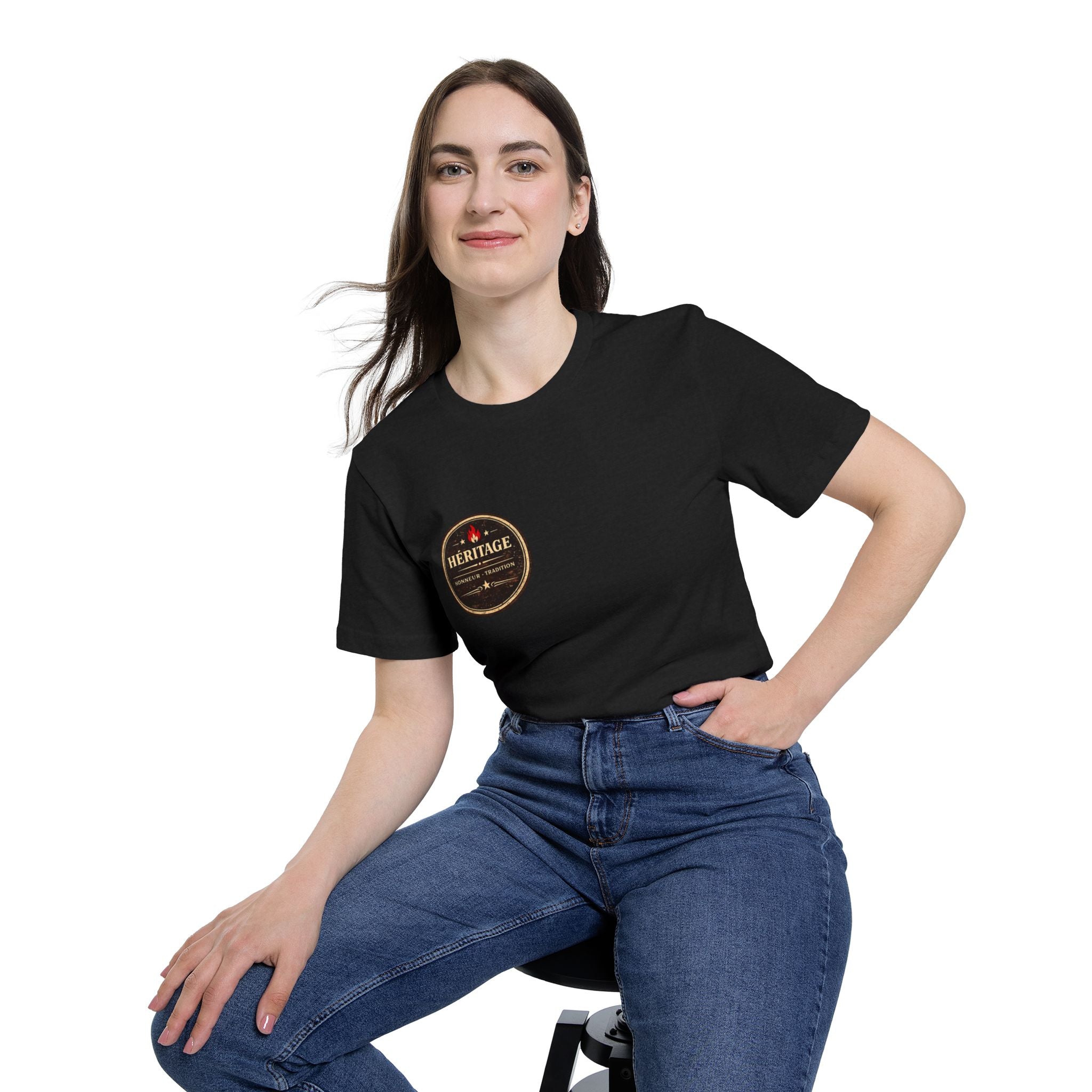 T-shirt  — "L'histoire Avance, Les Valeurs Restent" - VILIASS