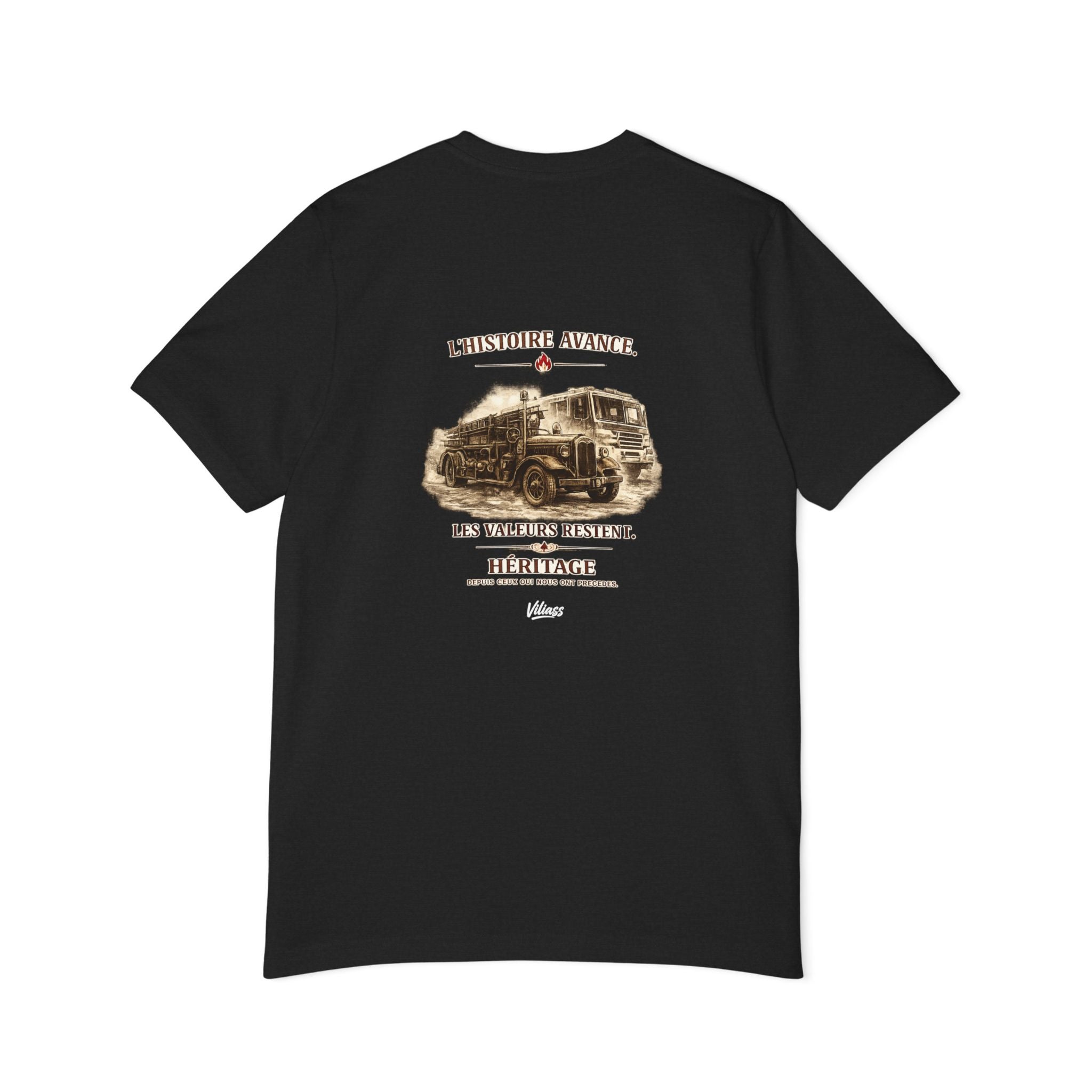 T-shirt  — "L'histoire Avance, Les Valeurs Restent" - VILIASS