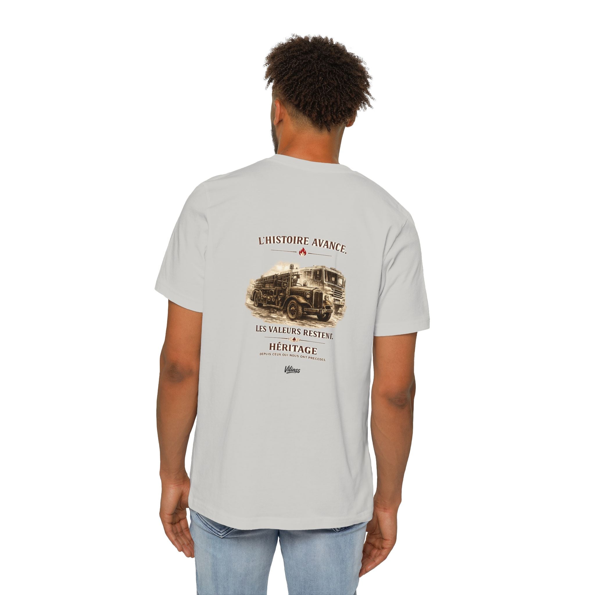 T-shirt  — "L'histoire Avance, Les Valeurs Restent" - VILIASS