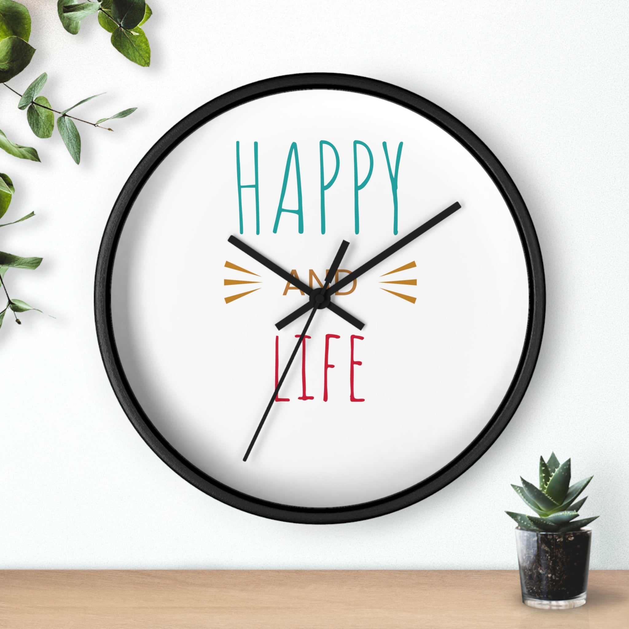 Horloge "Happy and Life"