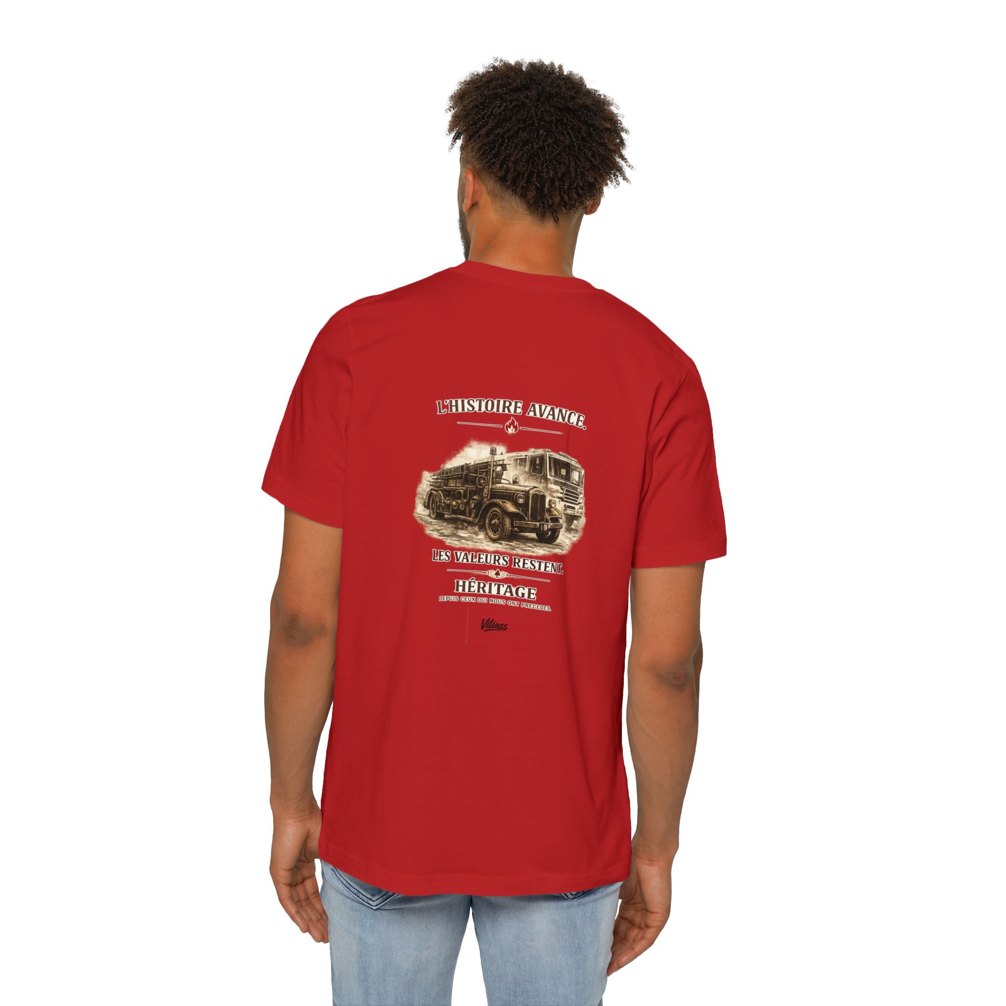 T-shirt  — "L'histoire Avance, Les Valeurs Restent" - VILIASS