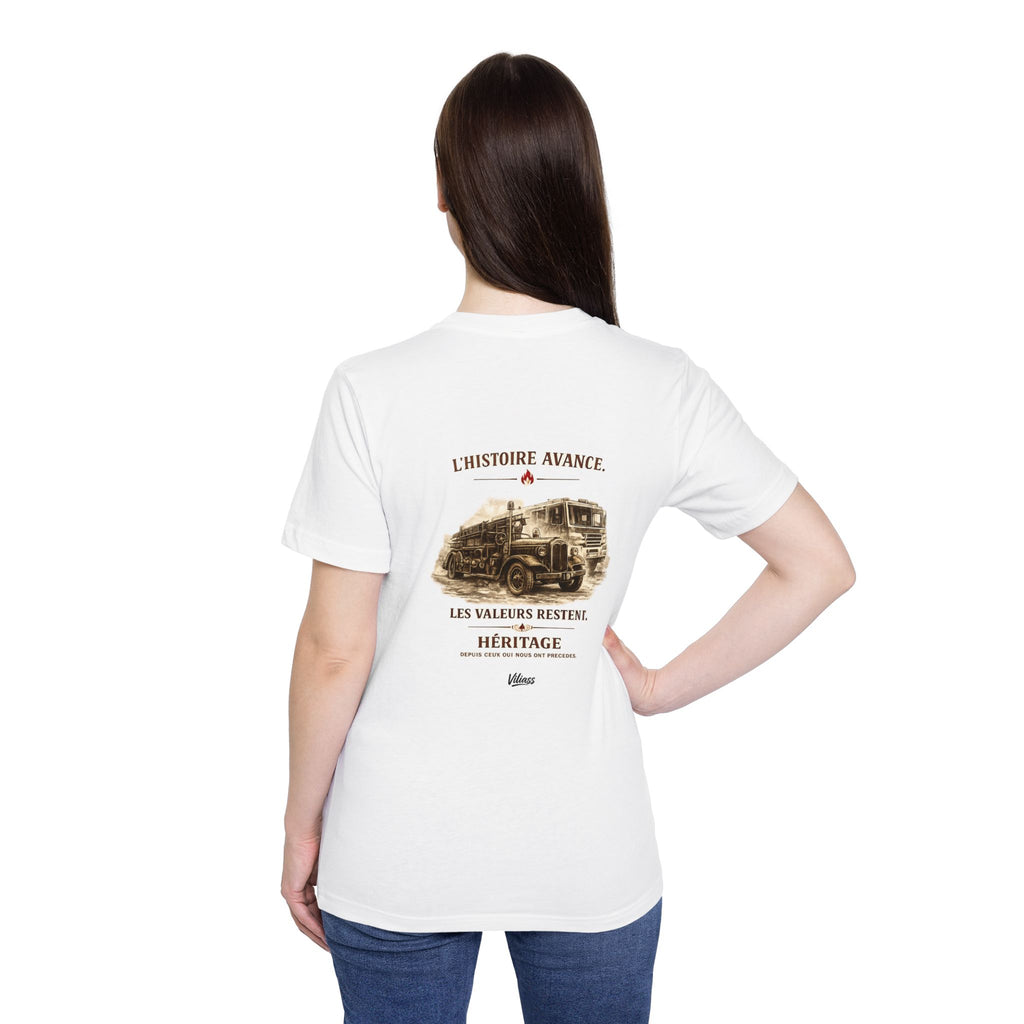 T-shirt  — "L'histoire Avance, Les Valeurs Restent" - VILIASS