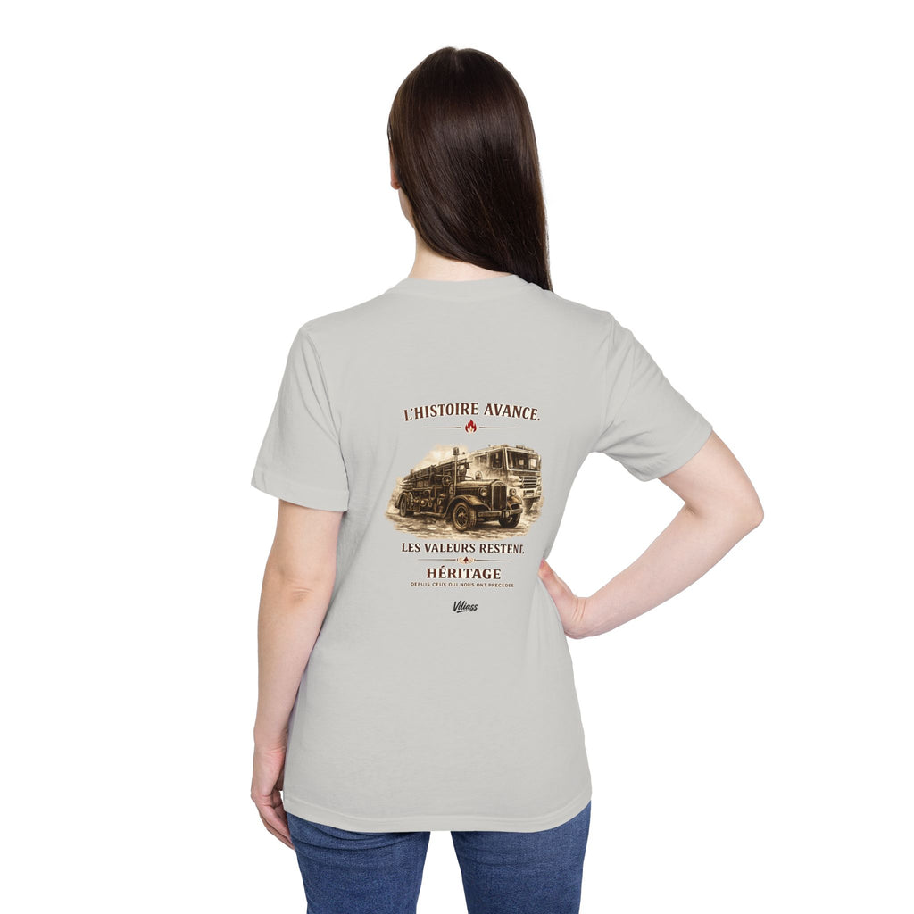 T-shirt  — "L'histoire Avance, Les Valeurs Restent" - VILIASS