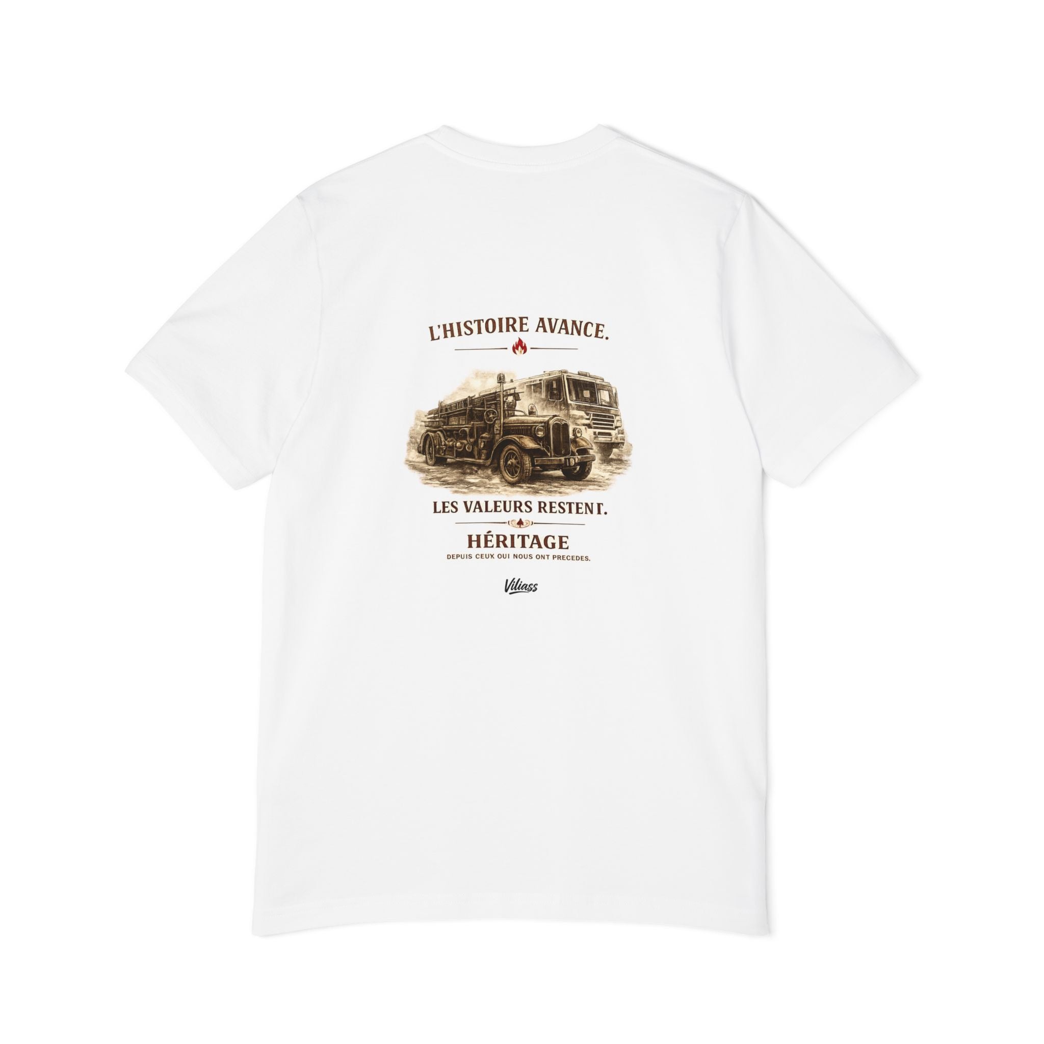 T-shirt  — "L'histoire Avance, Les Valeurs Restent" - VILIASS